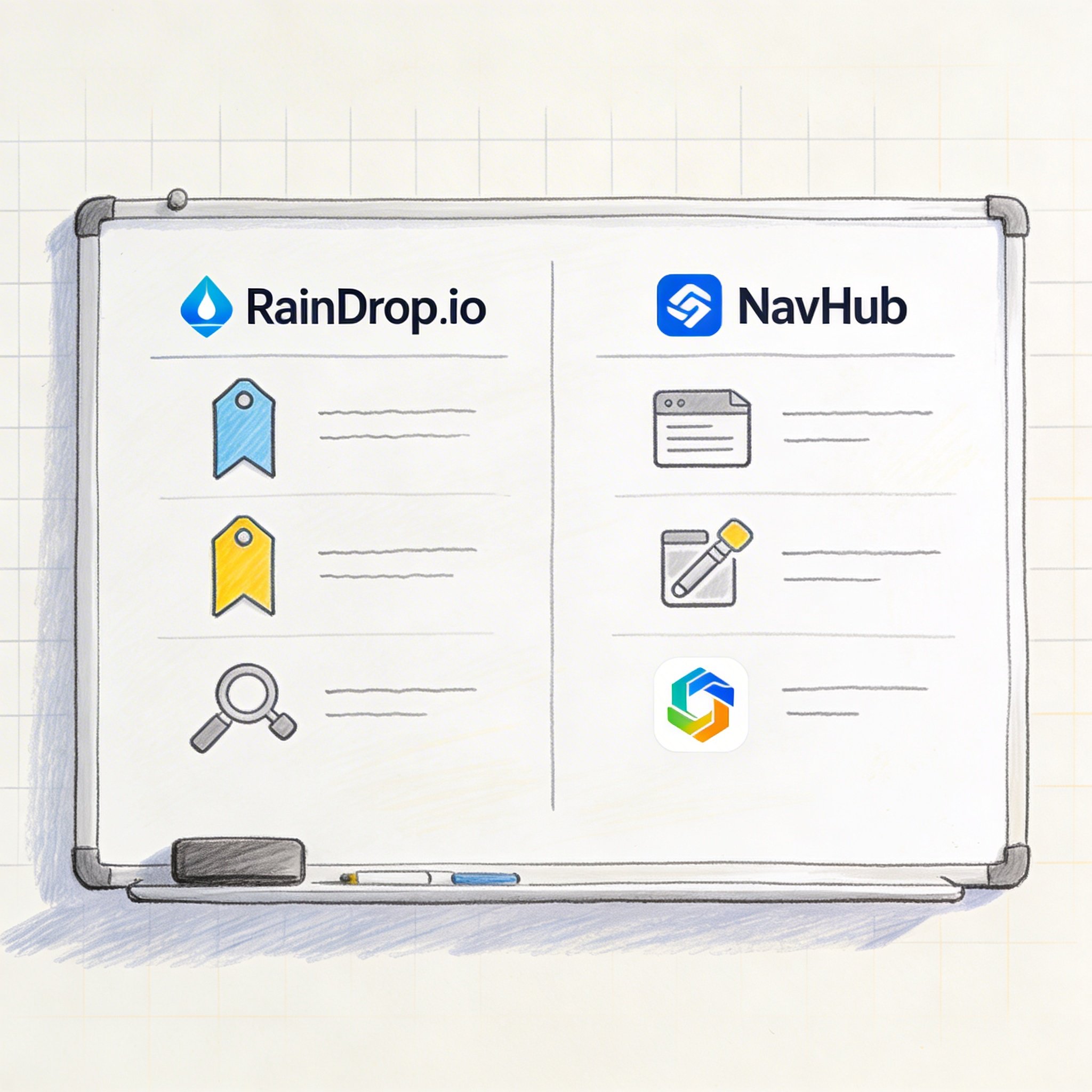 Raindrop.io vs NavHub: Which Bookmark Manager is Right for You in 2026?